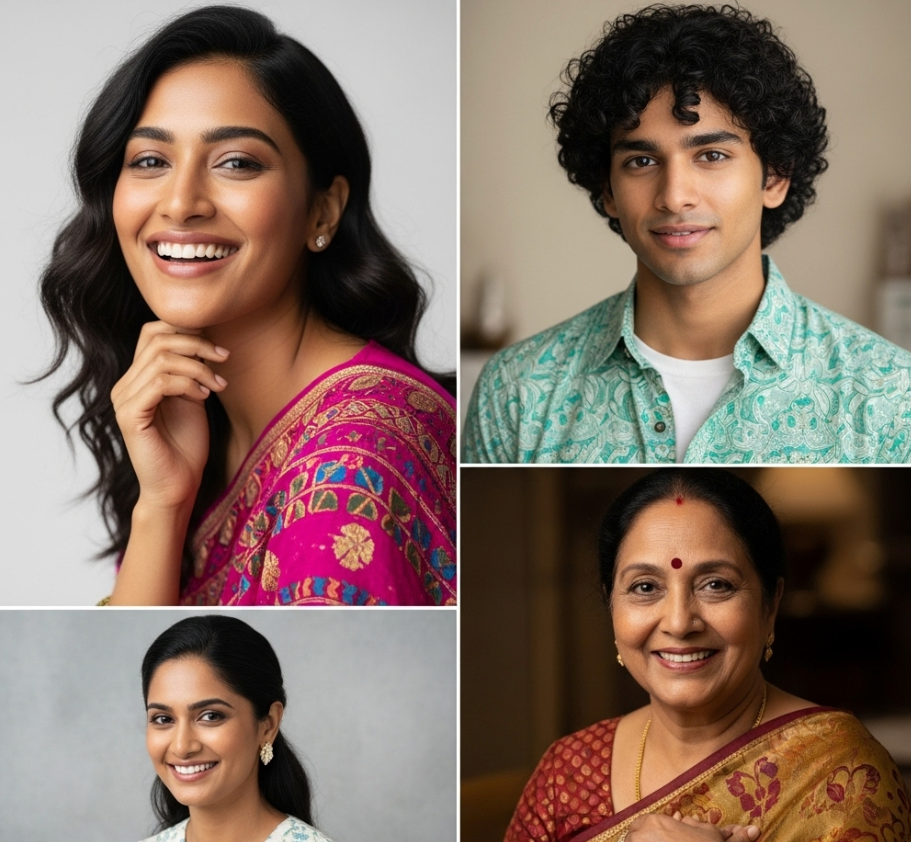 beauty marketing India, regional visual branding