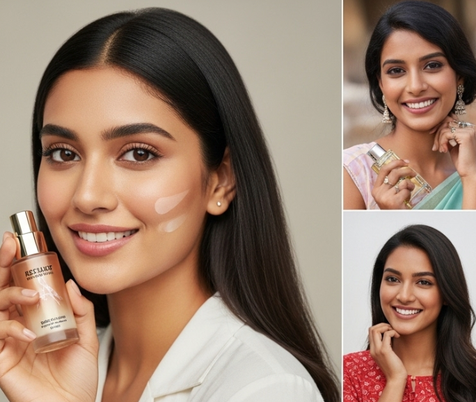 beauty marketing India, regional visual branding