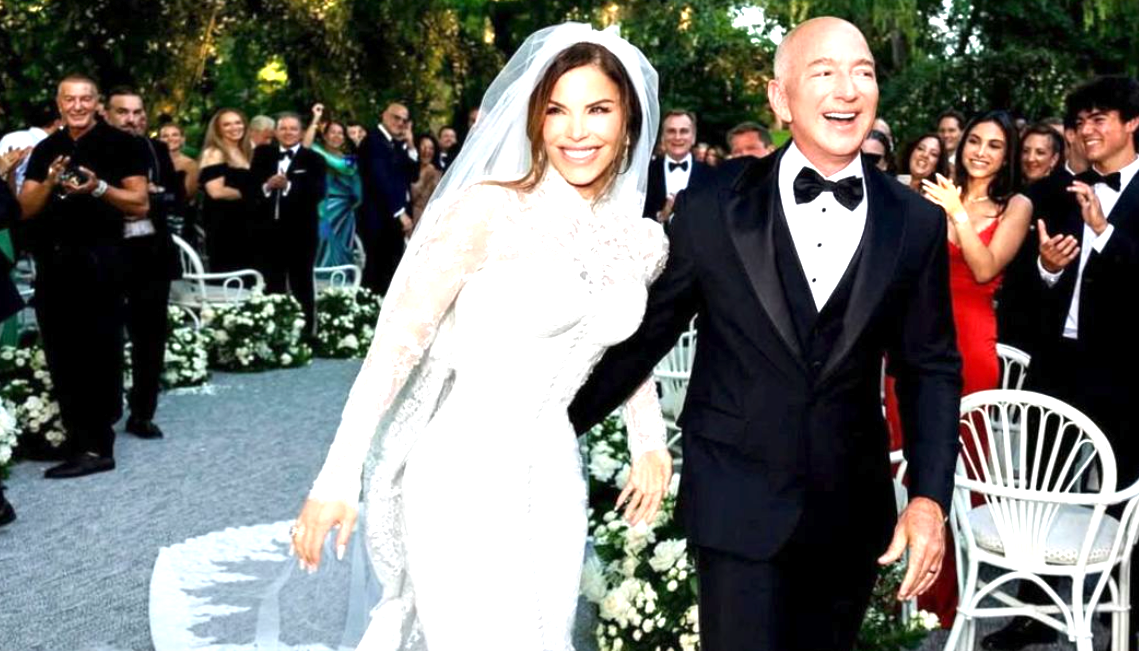 natasha poonawalla wedding italy, indian fashion icon bezos event