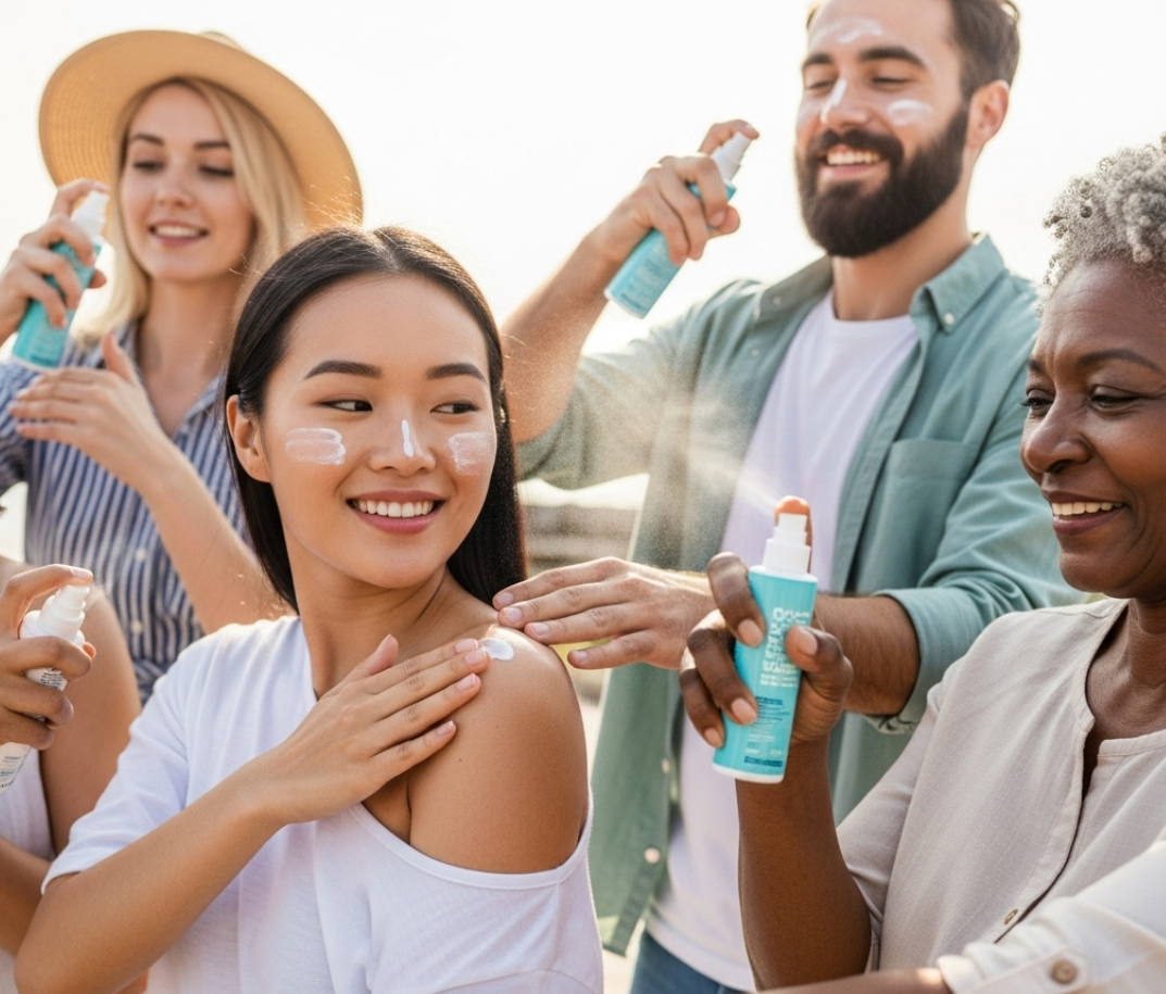 fun SPF products, SPF mist trends